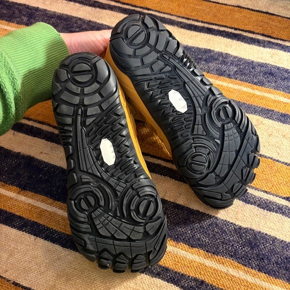 Peak Footwear‎ Mustard Yellow Quilted Puffer Winter Boots Bungee Lace Mid Top main image 5
